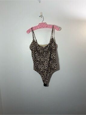 Suuksess Leopard Cami Bodysuit Size XL